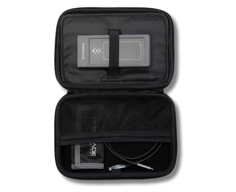 Accessory Case for Readers, SSD and Cables | Hard-Sided