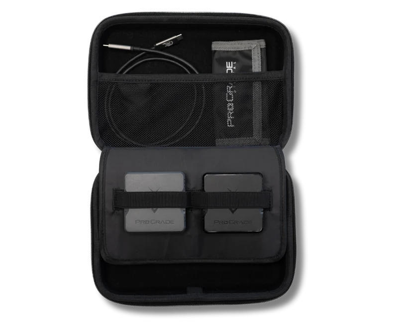 Accessory Case for Readers, SSD and Cables | Hard-Sided