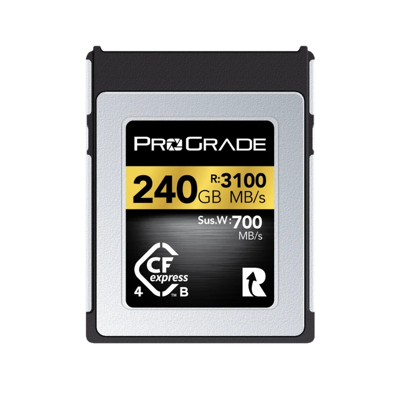 Manufacturer Refurbished ProGrade Digital CFexpress™ 4.0 Type B Memory Card (Gold)