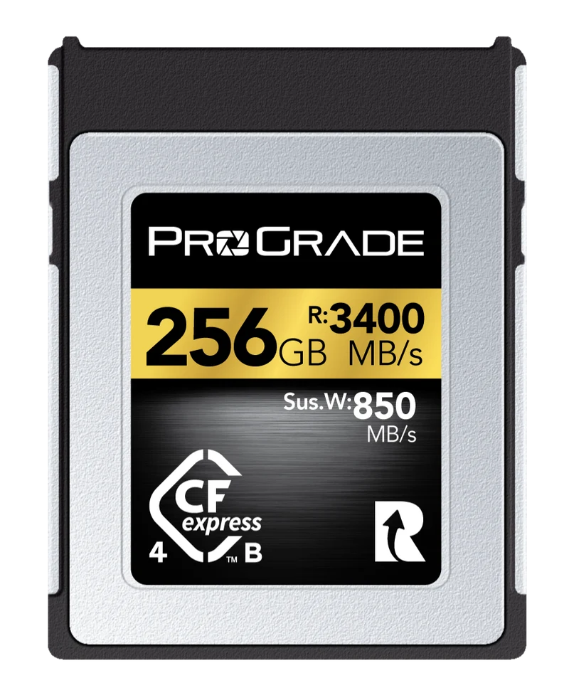 Manufacturer Refurbished ProGrade Digital CFexpress™ 4.0 Type B Memory Card (Gold)