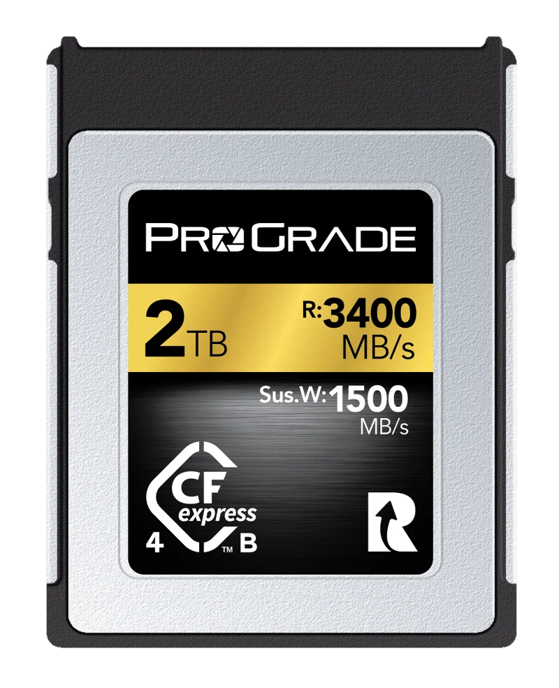 Manufacturer Refurbished ProGrade Digital CFexpress™ 4.0 Type B Memory Card (Gold)