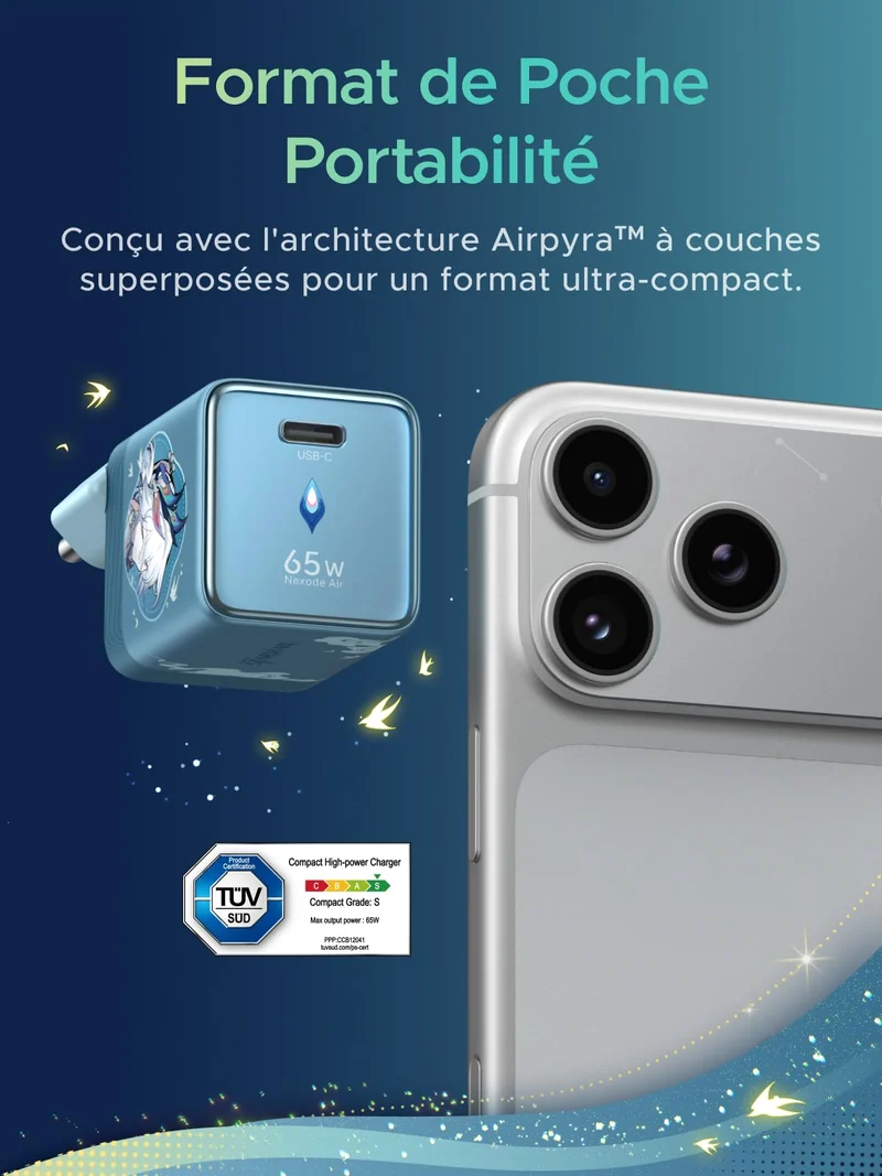 UGREEN x Honkai: Star Rail Chargeur 65 W
