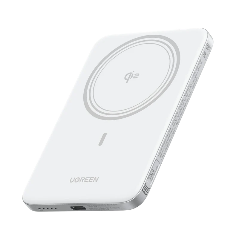 UGREEN MagFlow Air Batterie Externe Magnétique (5000mAh, Qi2 15W)