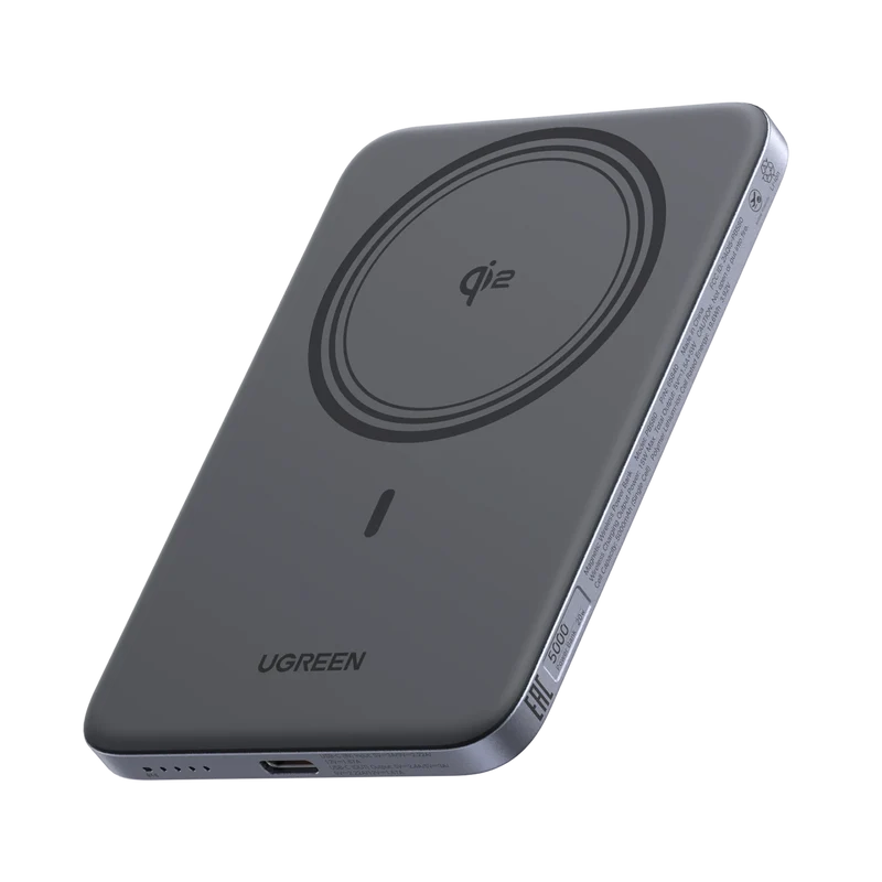 UGREEN MagFlow Air Batterie Externe Magnétique (5000mAh, Qi2 15W)