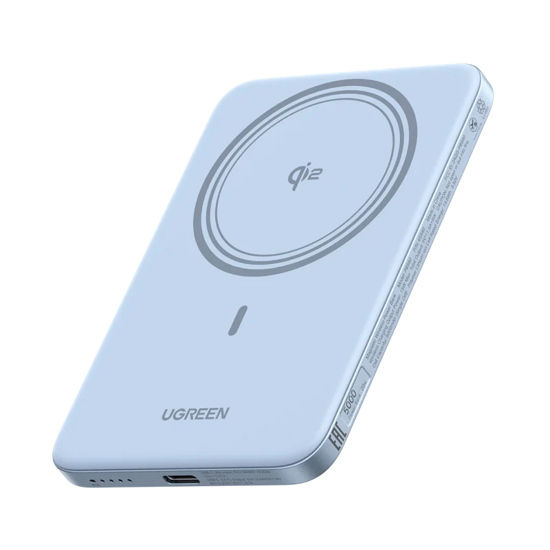 UGREEN MagFlow Air Batterie Externe Magnétique (5000mAh, Qi2 15W)