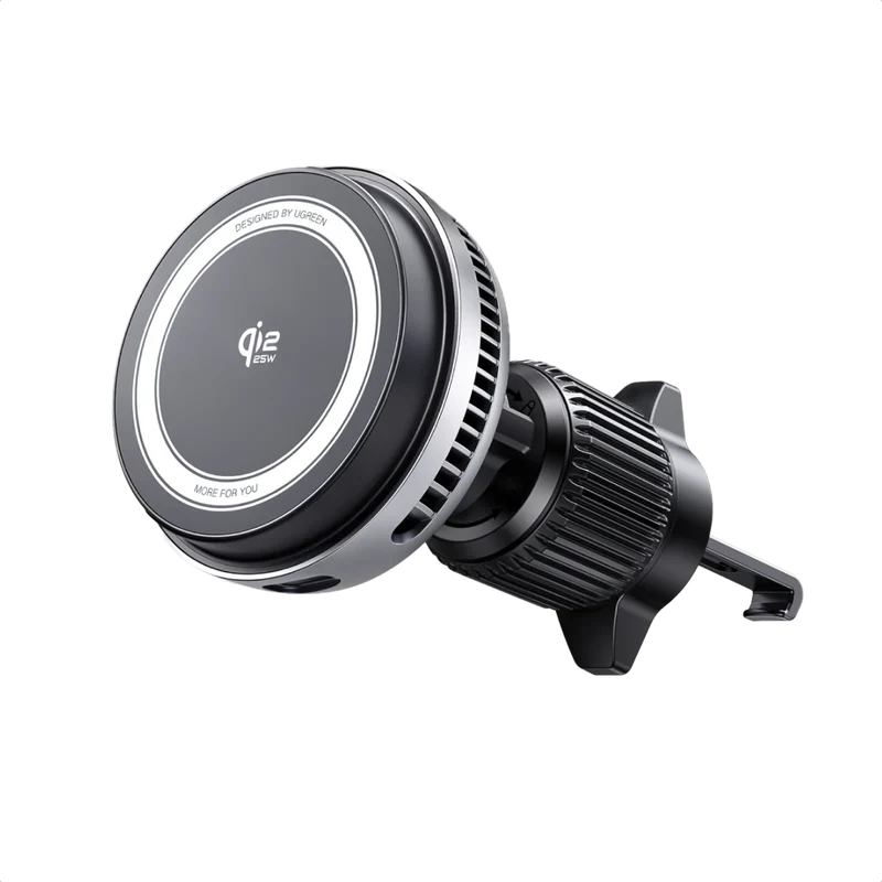 UGREEN MagFlow Pro Chargeur de Voiture Magnétique Sans Fil (Qi2.2 25 W, Système de Refroidissement Triple)