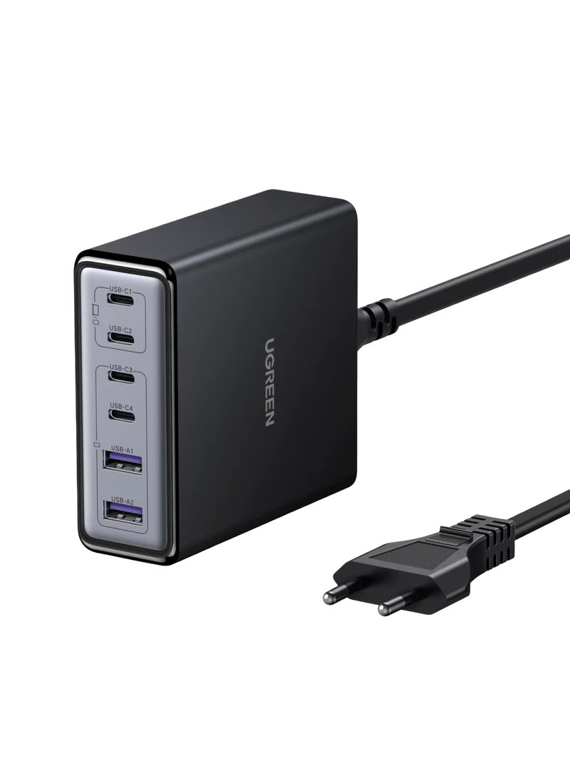 UGREEN Zapix Chargeur de Bureau USB-C (100 W, 6 Ports, GaN, 4 USB-C + 2 USB-A)