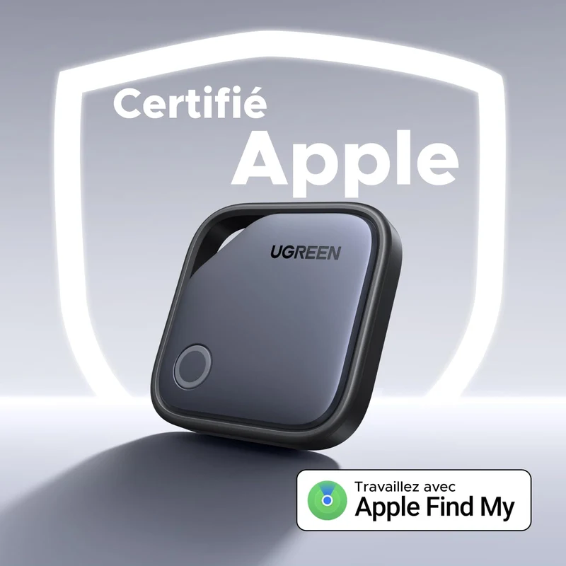 UGREEN FineTrack Smart Tracker – Lot de 5 (iOS uniquement)