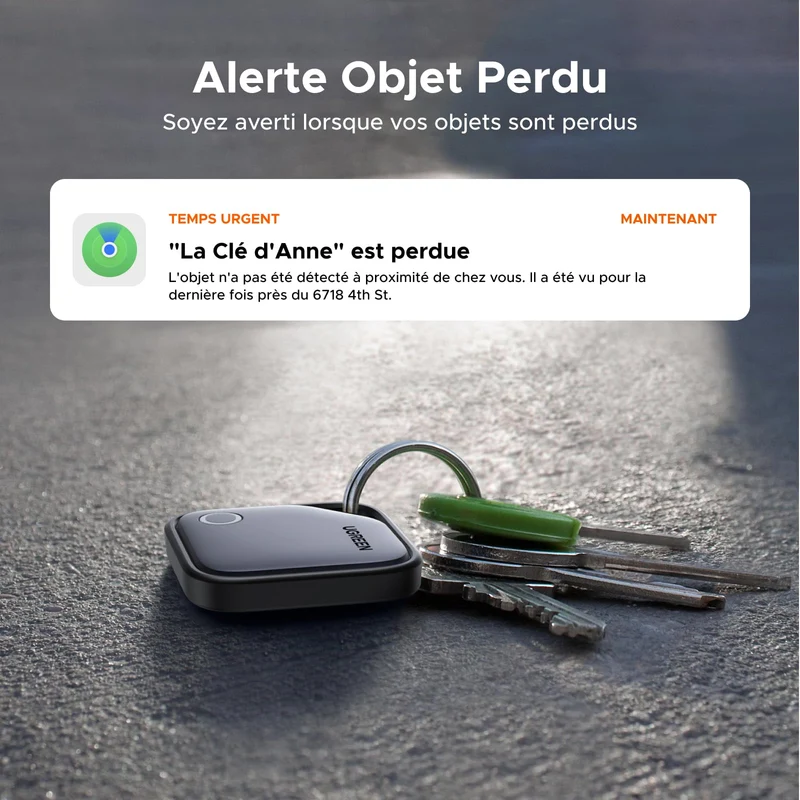 UGREEN FineTrack Smart Tracker – Lot de 5 (iOS uniquement)