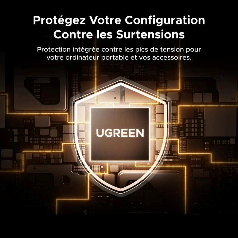 UGREEN Maxidok Station d’accueil Thunderbolt™ 5 10-en-1 avec Ethernet Gigabit – double affichage 6K/8K pour Mac et Windows