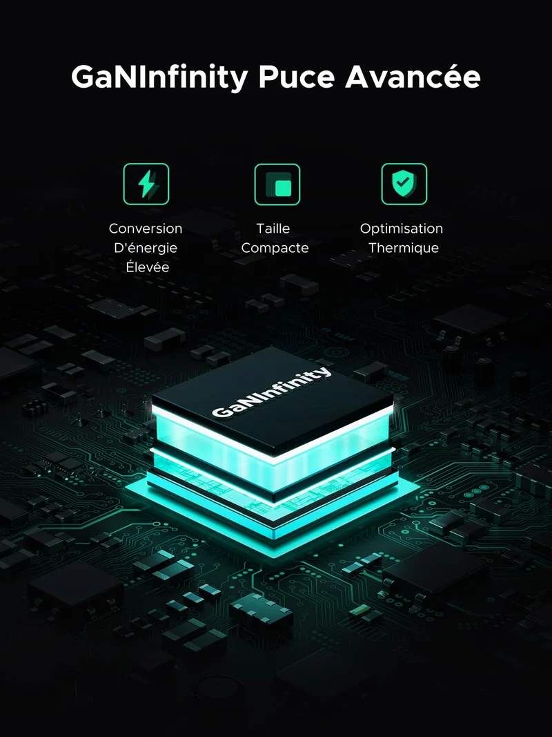 UGREEN Nexode GaN Chargeur USB-C (200 W, PD 3.1 140 W, 4-en-1)