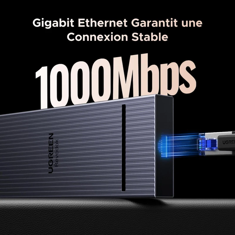 UGREEN Revodok Pro 2111 Hub USB-C 11-en-1 (4K60Hz, DP 4K120Hz, 10 Gbps, PD 100 W)