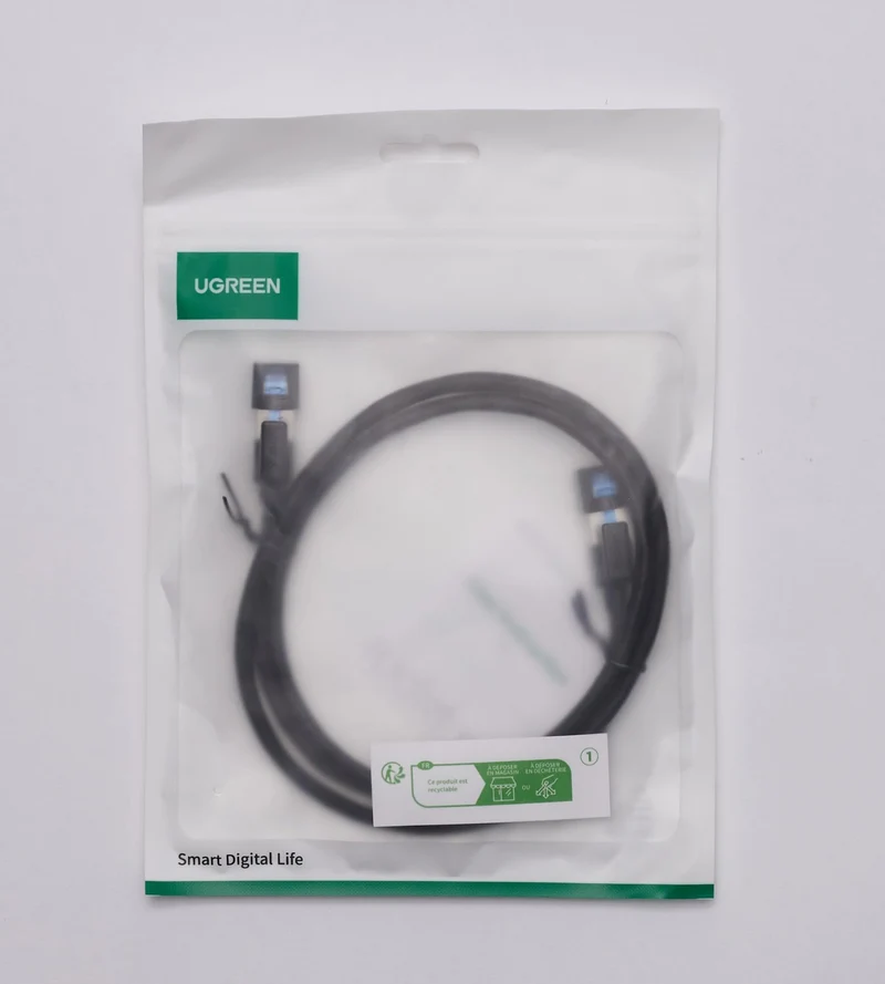UGREEN Cat 8 Cable Ethernet Réseau RJ45 Super Débit 40Gbps 2000MHz