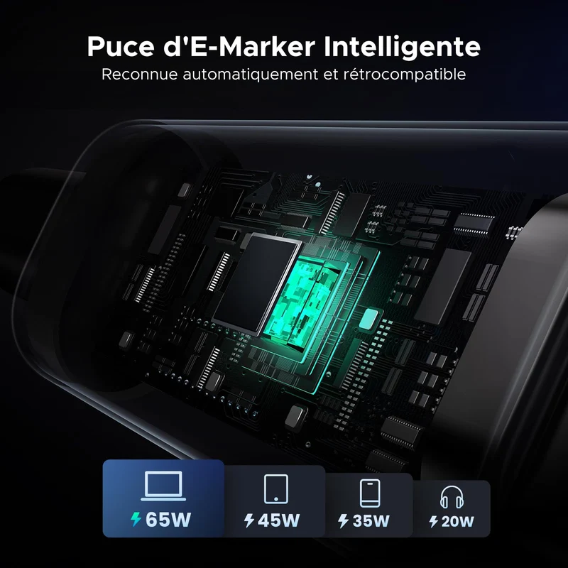 UGREEN Uno Câble USB C vers USB C 100W