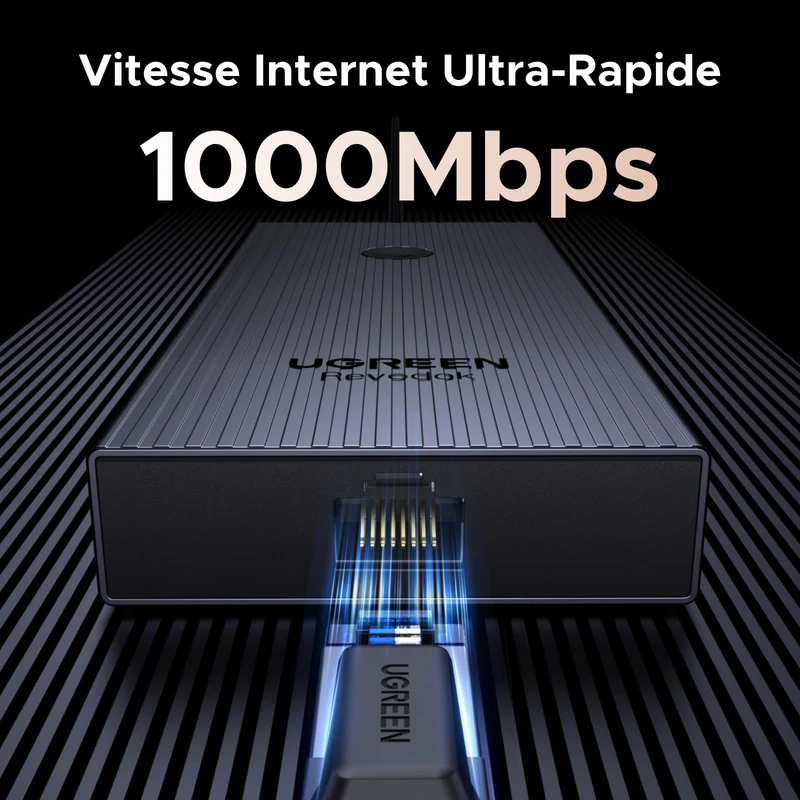 UGREEN Revodok Pro 9-en-1 Hub USB-C (HDMI 4K@60Hz, 10Gbps, PD100W)