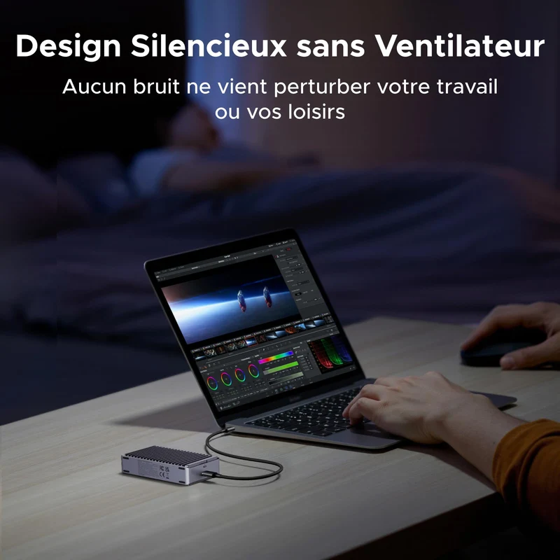 UGREEN USB4 40Gbps Boîtier NVMe SSD Compatible Thunderbolt
