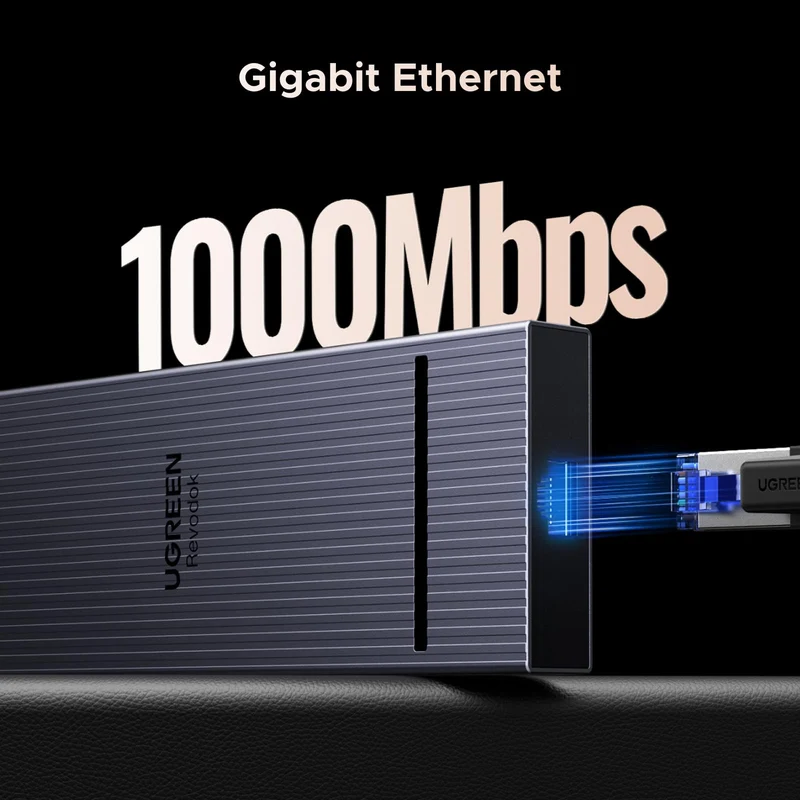 UGREEN Revodok Pro 3121 Hub USB-C 12-en-1 (HDMI 4K@60Hz, DP 4K@120Hz, Triple Affichage, 10 Gbps, PD 100 W)