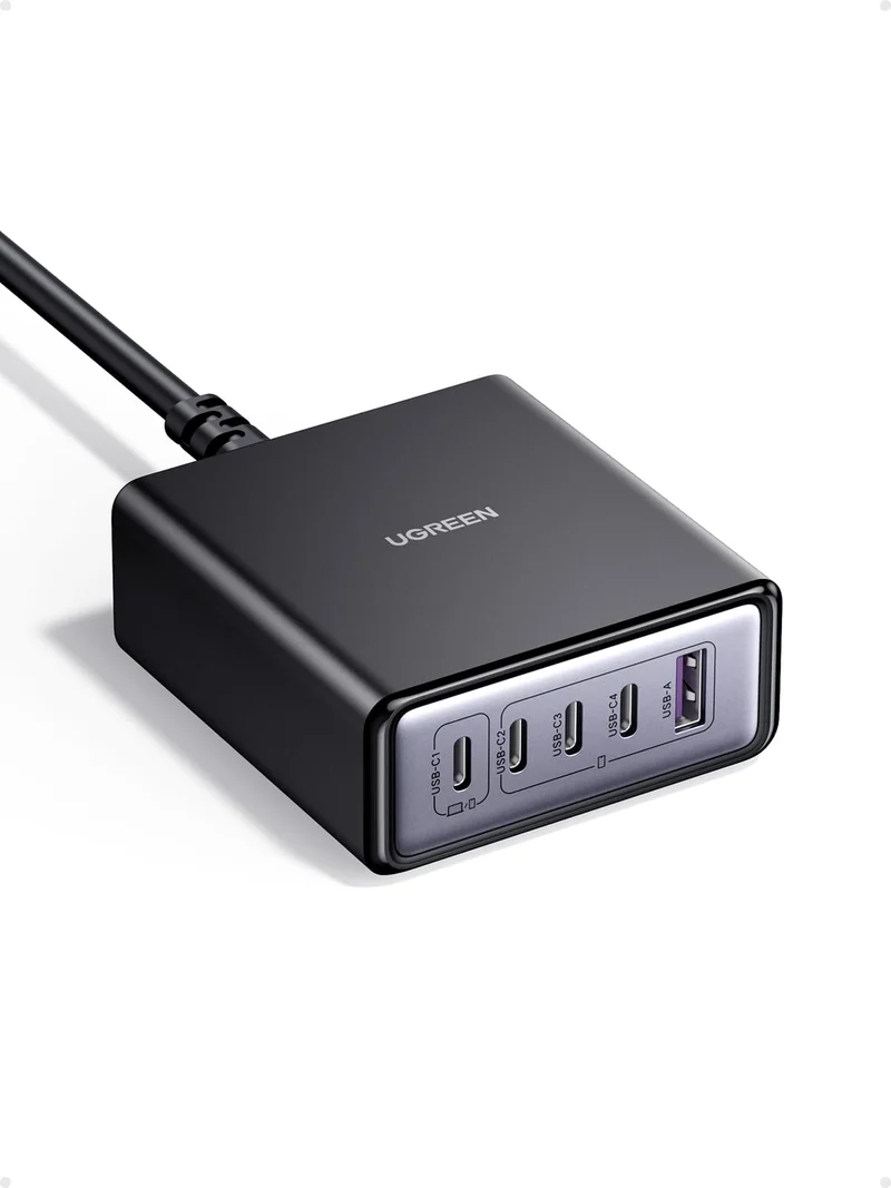 UGREEN Nexode 65W Chargeur rapide de bureau GaN 5 ports