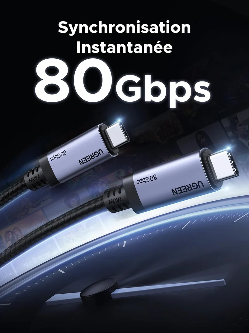 UGREEN Câble USB-C Charge Rapide 240W