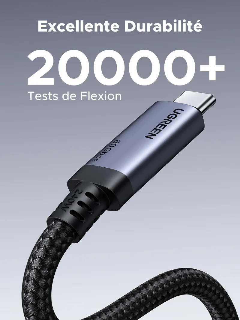 UGREEN Câble USB-C Charge Rapide 240W