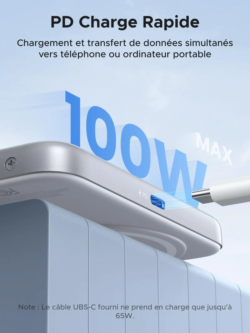 UGREEN Boîtier M.2 NVMe Magnétique avec MagSafe