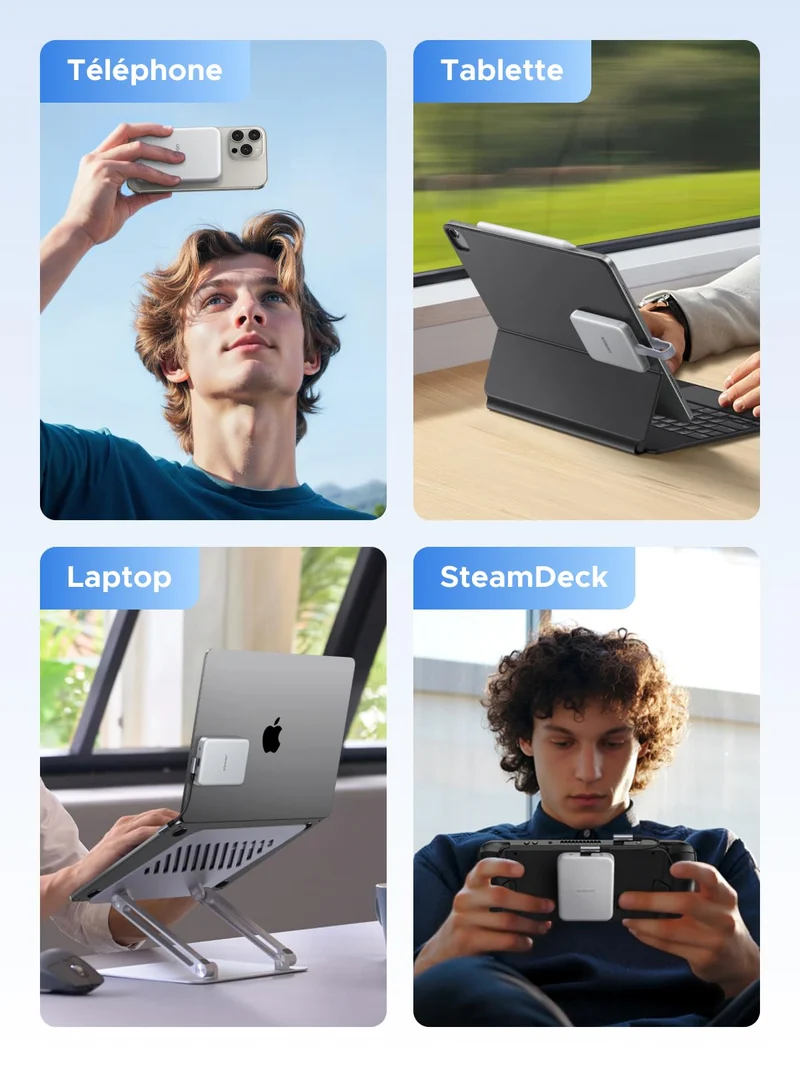 UGREEN Boîtier M.2 NVMe Magnétique avec MagSafe