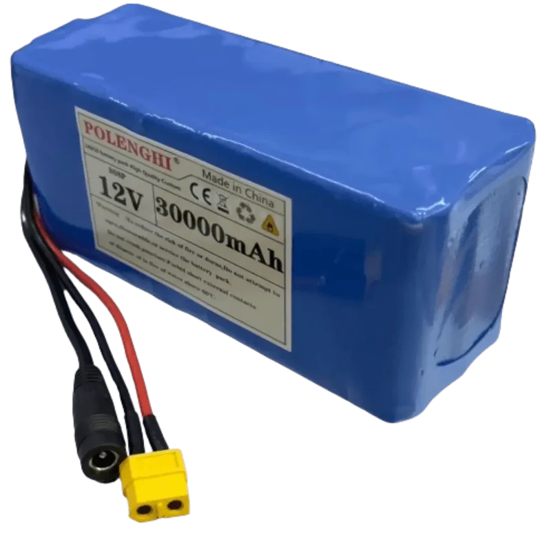 Batterie 12V 30Ah Li-ion 3S8P avec BMS et chargeur