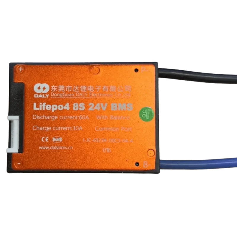 Carte de protection BMS LiFEPO4 8S 24V 60A