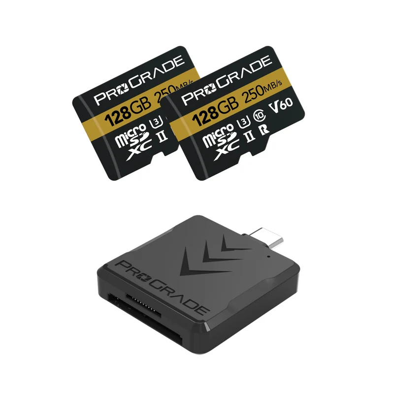 MicroSD Card and Mobile Reader Bundle (PGM0.5)