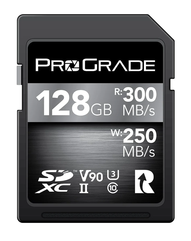 Manufacturer Refurbished ProGrade Digital SDXC UHS-II V90 300R Memory Card