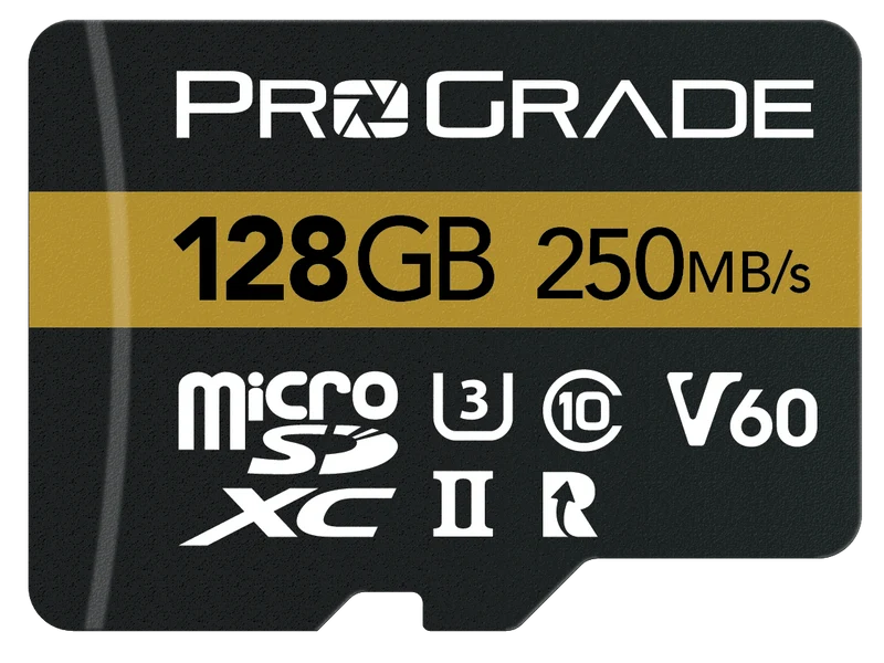 Manufacturer Refurbished microSDXC UHS-II V60 Memory Card (250MBps)