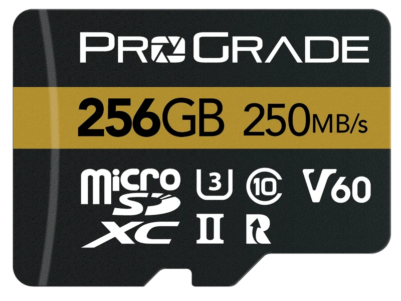 Manufacturer Refurbished microSDXC UHS-II V60 Memory Card (250MBps)