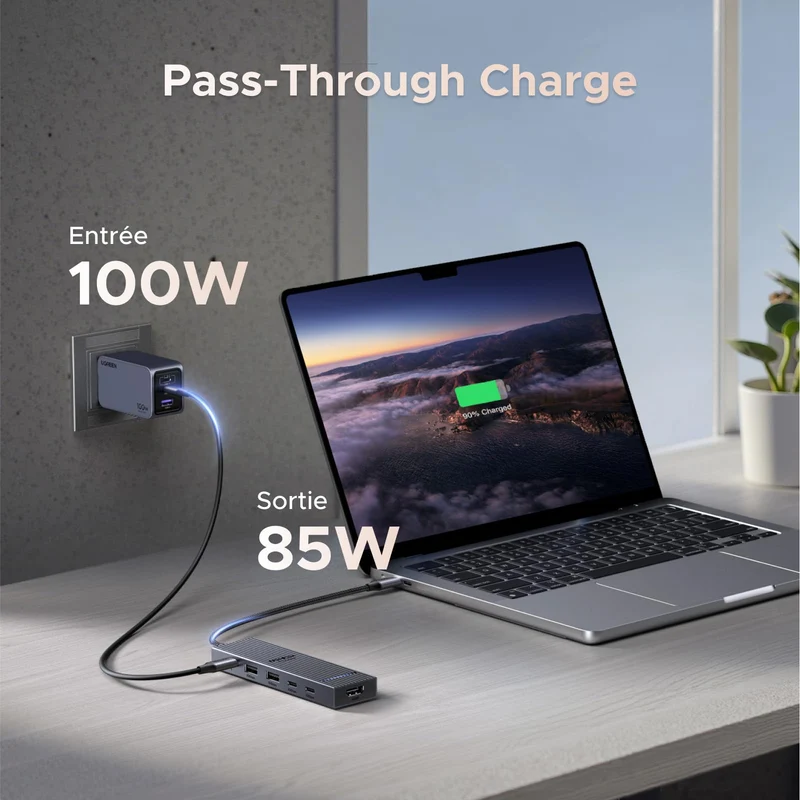 UGREEN Revodok Pro 106 Station d'accueil 6-en-1 (4K60Hz, PD100W)