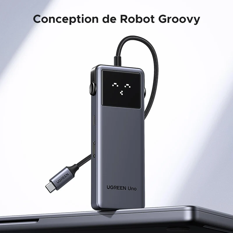 UGREEN Uno 10Gbps Hub USB C HDMI 4K 60Hz 100W PD Charge Adaptateur