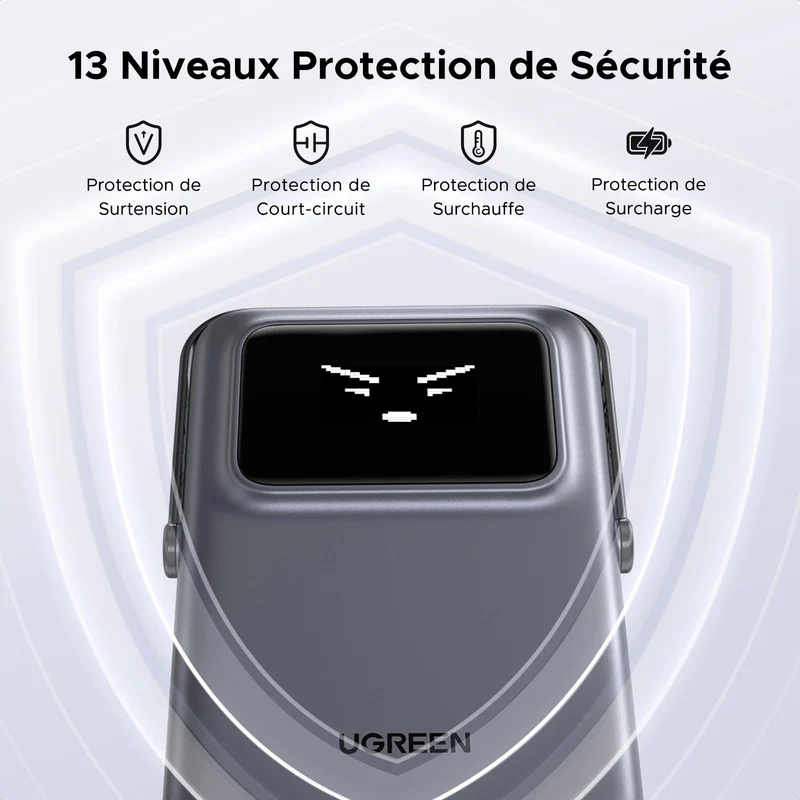 UGREEN Uno Batterie Externe Magnétique sans Fil 5000mAh 7.5W