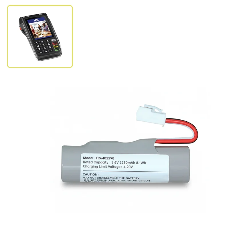 Batterie de remplacement de 2200mAh pour terminaux POS Ingenico | Agoz