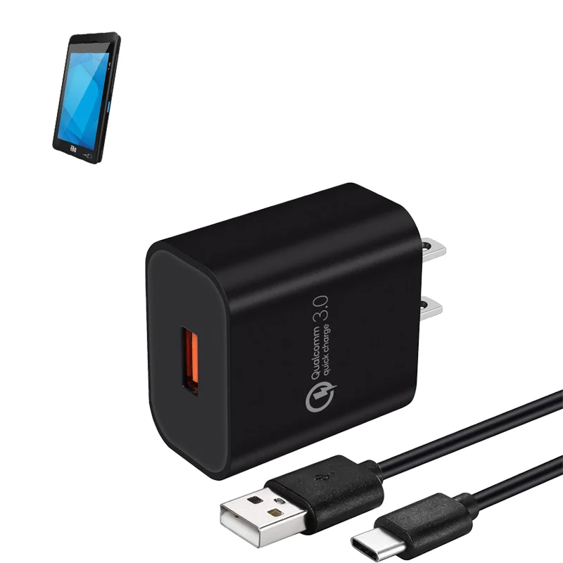 Kit de chargeur mural USB-C Elo Scanner pour stations mobiles portables | Agoz
