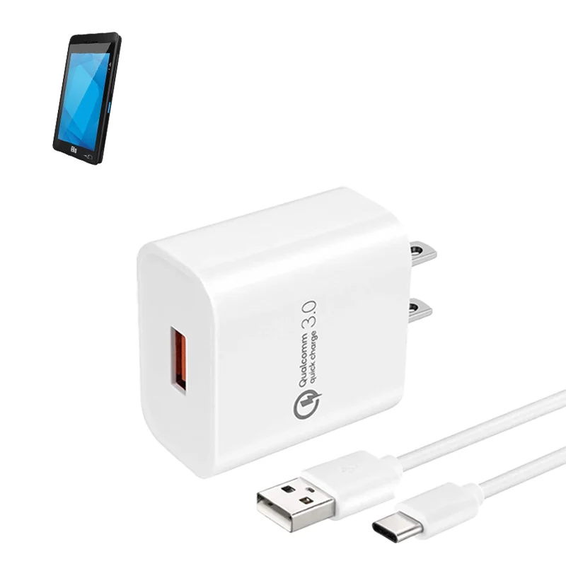 Kit de chargeur mural USB-C Elo Scanner pour stations mobiles portables | Agoz