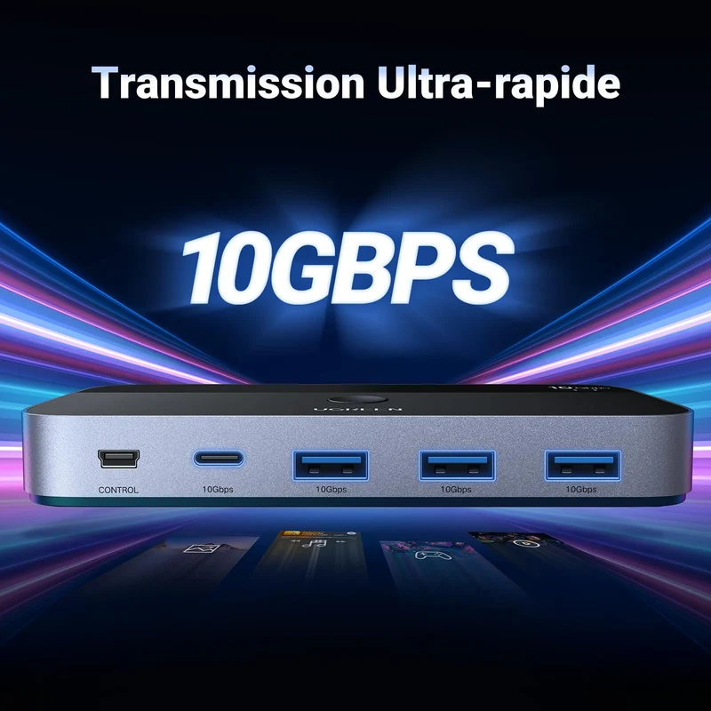 UGREEN Switch USB C 3.2 10Gbps 4 Ports USB Switch