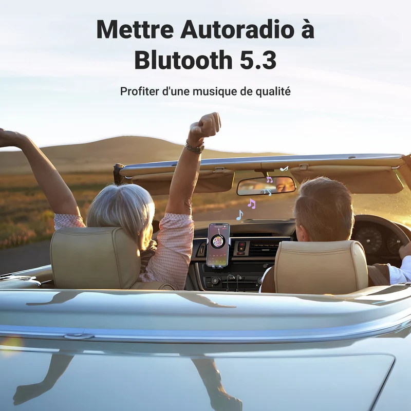 UGREEN Adaptateur 5.3 pour Voiture Jack R cepteur Bluetooth