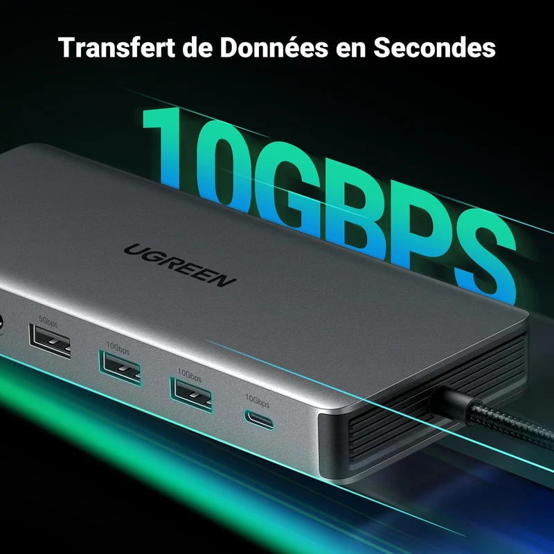 UGREEN Revodok Pro 313 13-en-1 Station d'accueil 4K60Hz