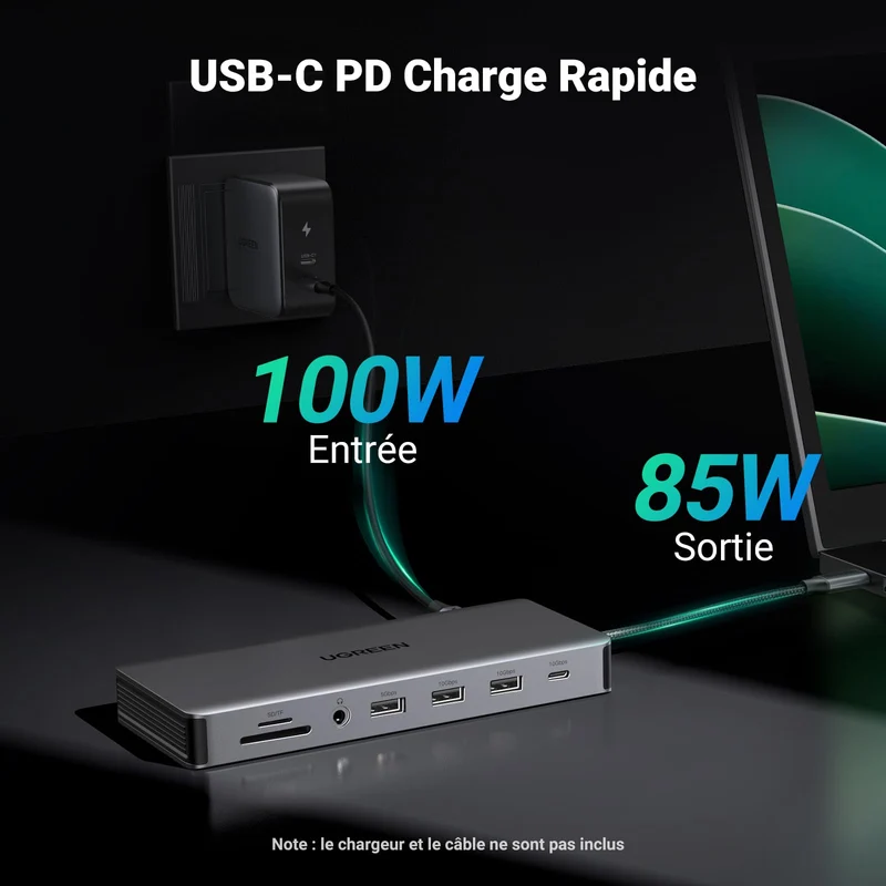 UGREEN Revodok Pro 313 13-en-1 Station d'accueil 4K60Hz