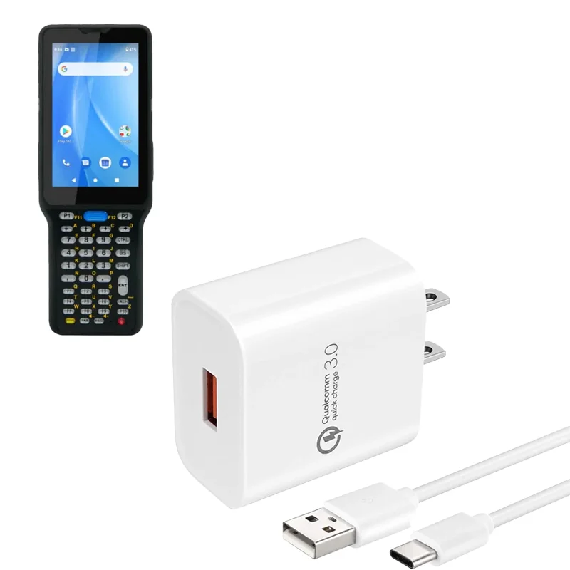 Kit de chargeur mural USB-C portable Unitech pour stations de scanner mobile | Agoz