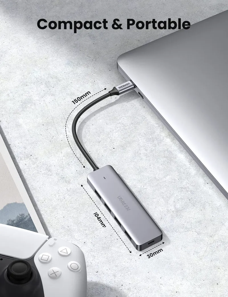 UGREEN Hub USB C vers 4 Ports USB 3.0 5Gbps Adaptateur USB C Hub Multiports USB