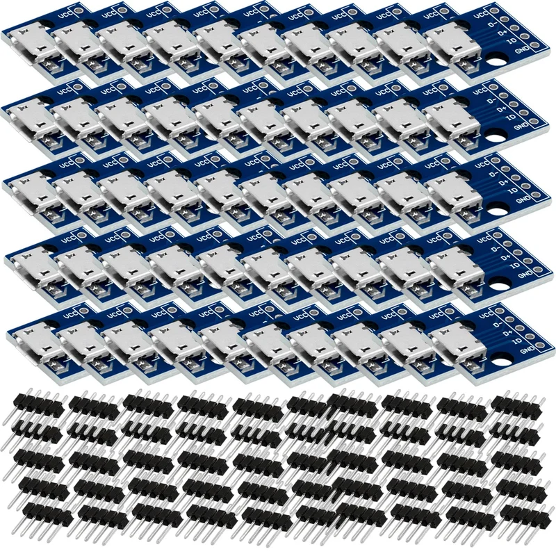 Micro-USB-Anschlussbuchse | USB-Stromversorgungsschnittstelle | 5V-Strommodul | kompatibel mit Arduino
