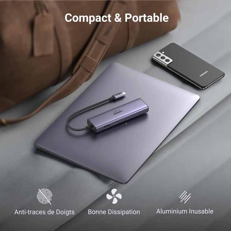 UGREEN Revodok Hub USB C 7 en 1 Ethernet Adaptateur (HDMI 4K 60 Hz)