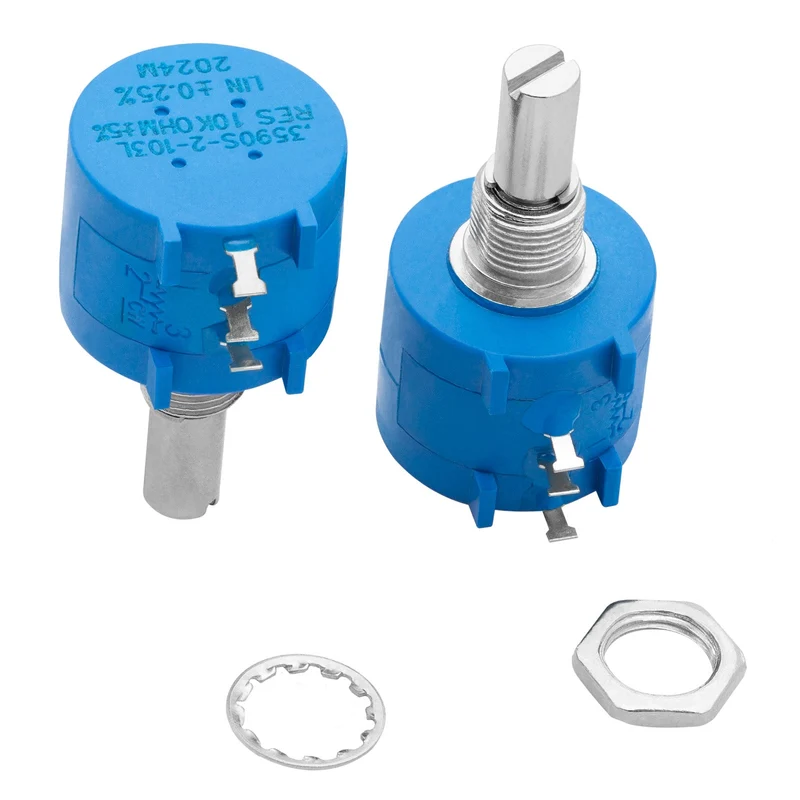 Mehrgang rotary Potentiometer mit Schutzwiderstand 3590S 10K Ohm mit einstellbarem Widerstand