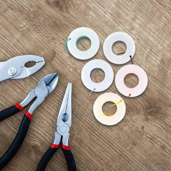 Ultraflexibles verzinntes Silikonkabel Schaltlitzen Kit temperaturbeständig aus Kupferdraht als Jumper oder zum Verseilen oder Verbinden