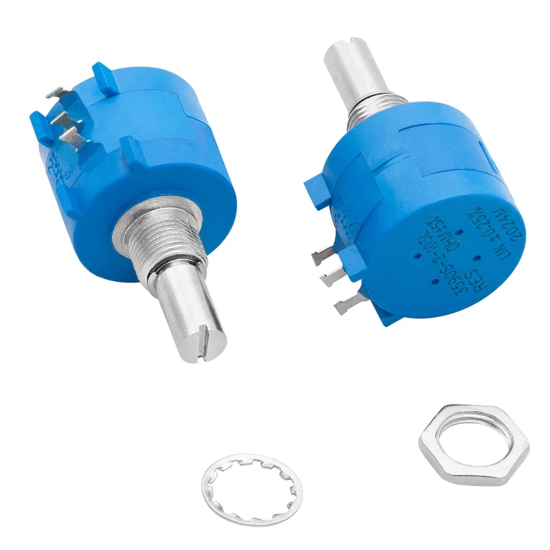 Mehrgang rotary Potentiometer mit Schutzwiderstand 3590S 100K Ohm mit einstellbarem Widerstand