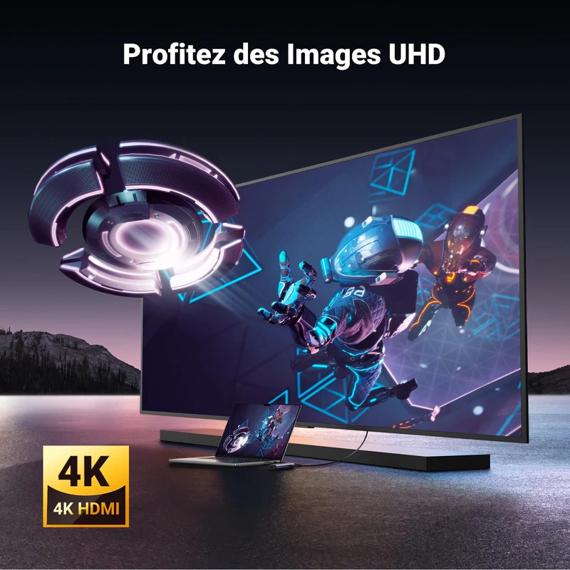 UGREEN Revodok 1061 Hub USB-C 6-en-1 (100W PD, HDMI 4K@30Hz)